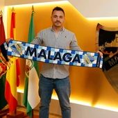 Alfonso Herrero, jugador del Málaga CF Alfonso Herrero, jugador del Málaga CF