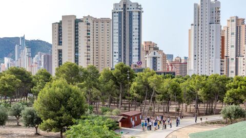 Parque y zonas verdes en Benidorm