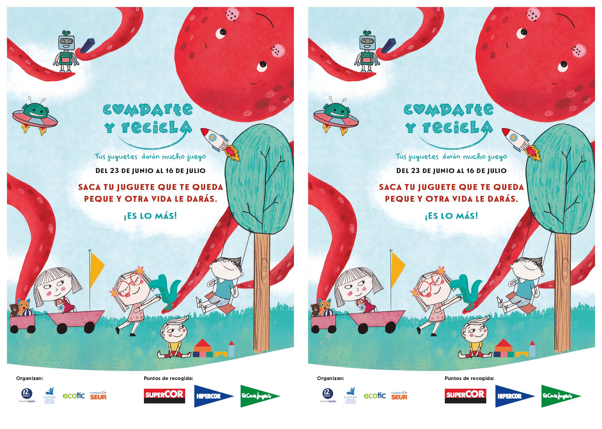 El Corte Inglés y Fundación Crecer Jugando lanzan una campaña para dar una nueva vida a los juguetes El Corte Inglés y Fundación Crecer Jugando lanzan una campaña para dar una nueva vida a los juguetes
