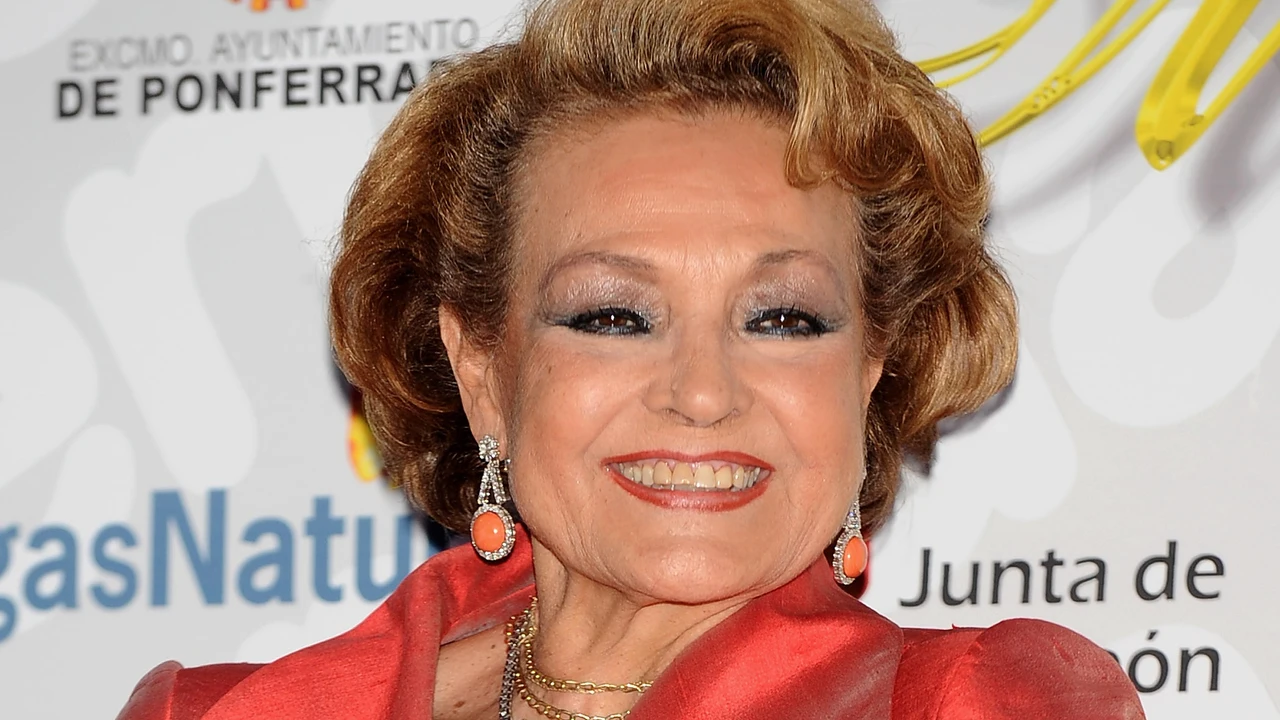 La actriz y presentadora Carmen Sevilla en una imagen de 2009