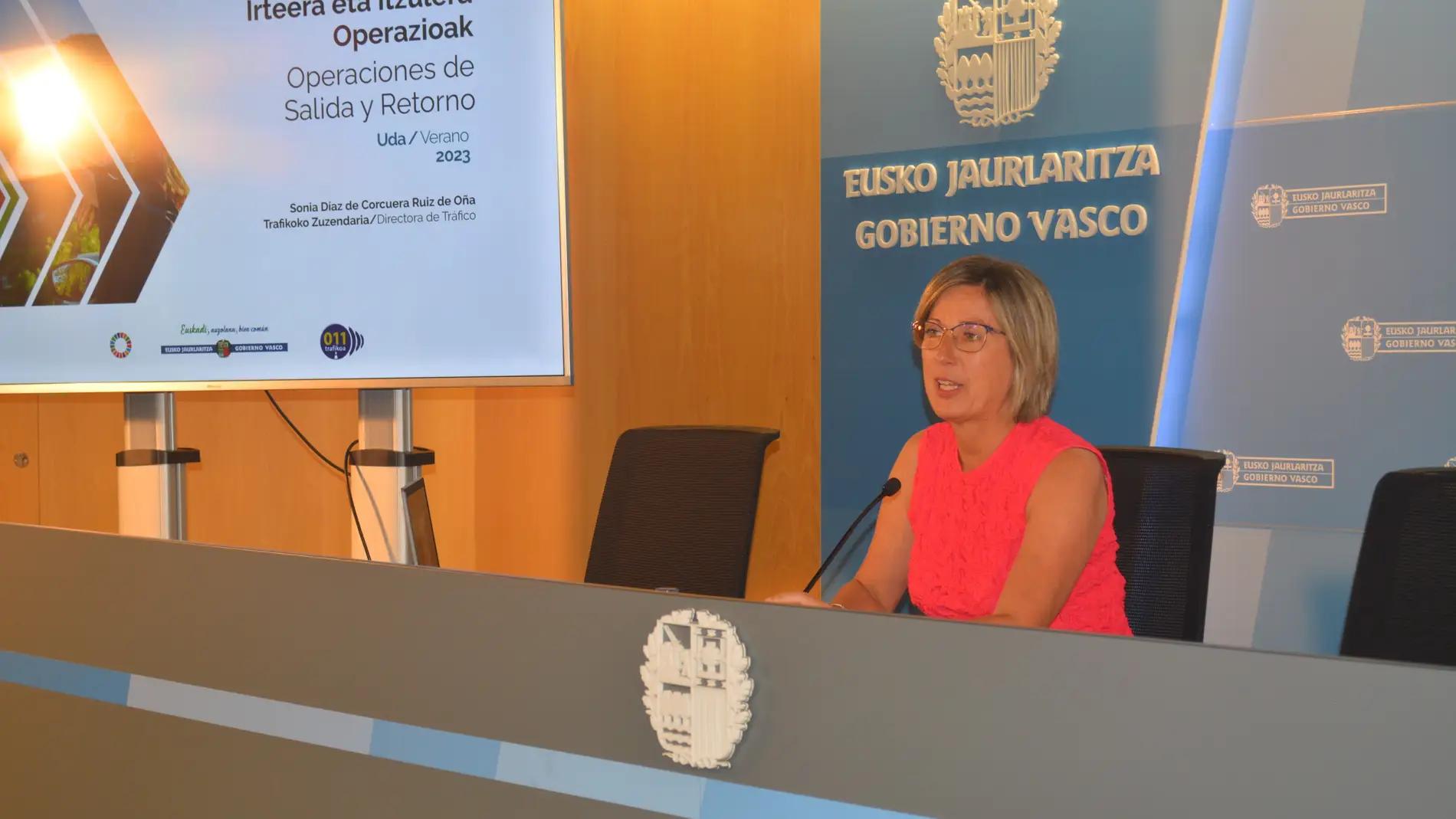 Sonia Diaz de Corcuera, Directora de Tráfico del Gobierno Vasco 
