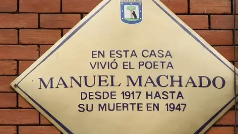 Placa de Manuel Machado Placa de Manuel Machado