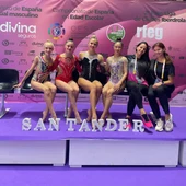 Brillante actuación del Club de Gimnasia Rítmica 'Jennifer Colino' de Torrevieja en Santander Brillante actuación del Club de Gimnasia Rítmica 'Jennifer Colino' de Torrevieja en Santander