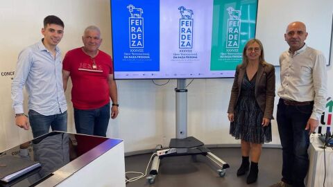 Responsables de la organizaci&oacute;n de Feiradeza