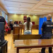 La acusada durante el juicio celebrado en la Audiencia de Ciudad Real