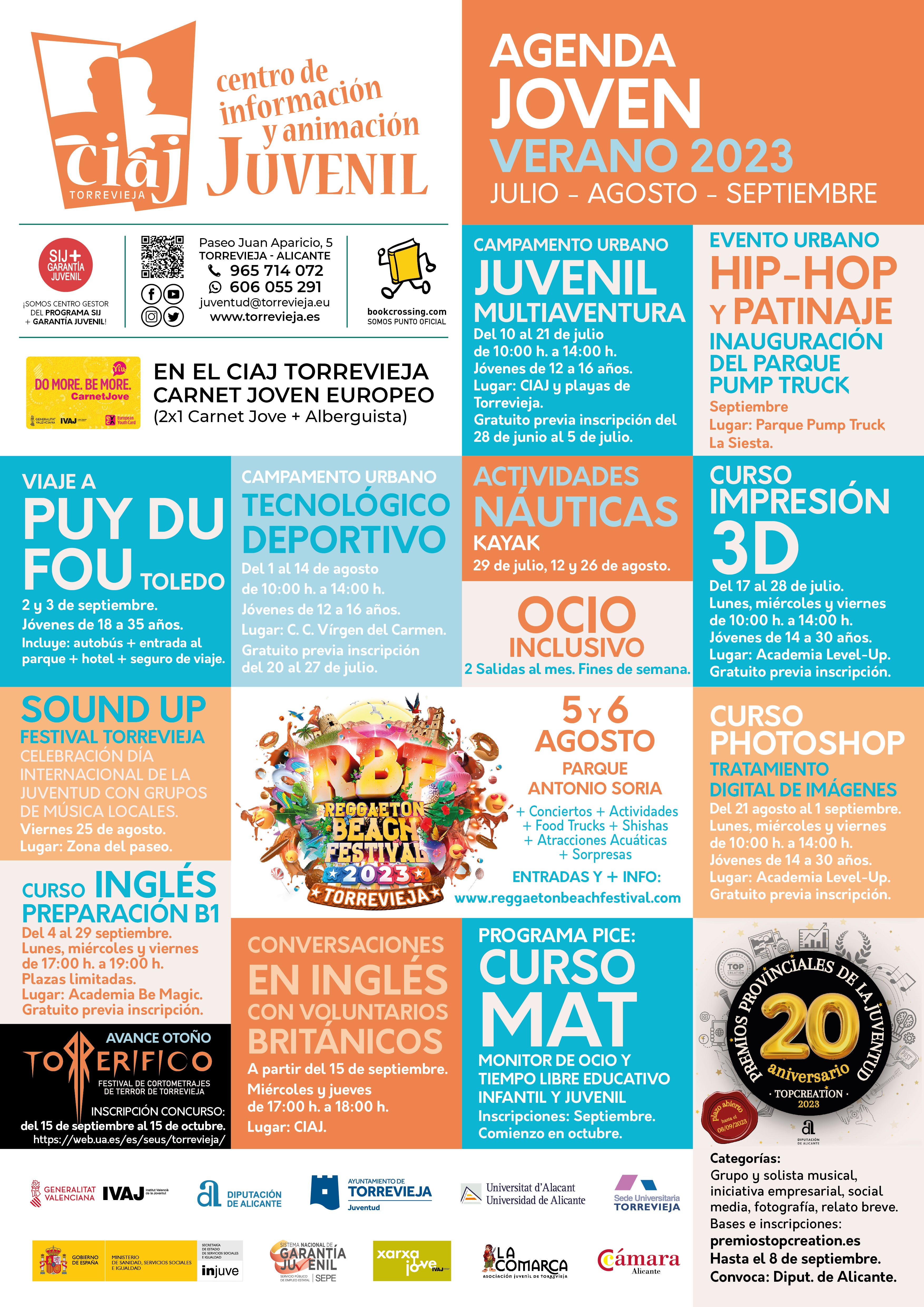La Agenda Joven para este verano ofrece una docena de actividades La Agenda Joven para este verano ofrece una docena de actividades