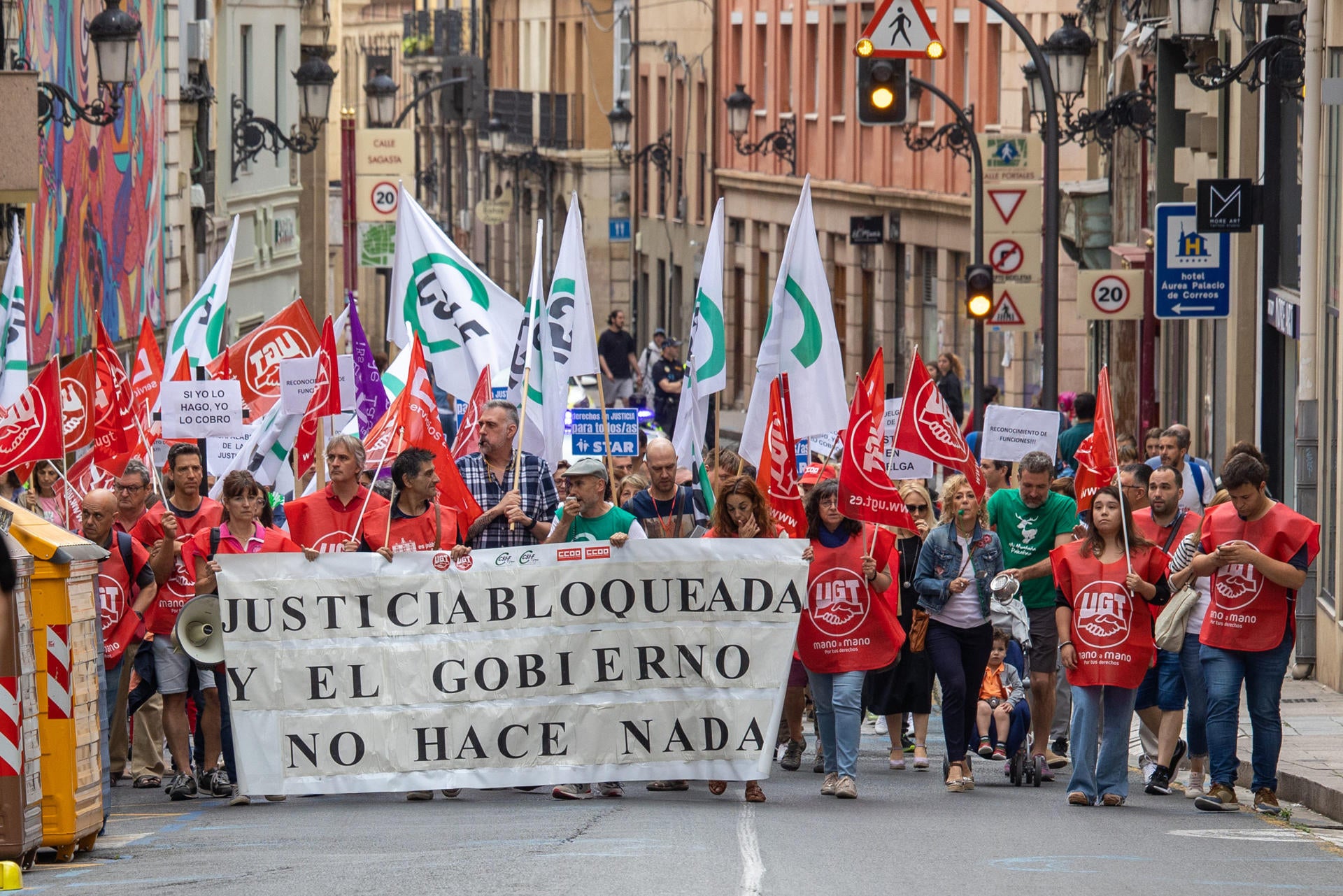 Los funcionarios de Justicia piden un mediador Los funcionarios de Justicia piden un mediador