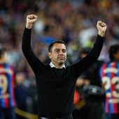 El entrenador del Barcelona, Xavi Hernández