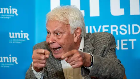 El expresidente del Gobierno español Felipe González. El expresidente del Gobierno español Felipe González.