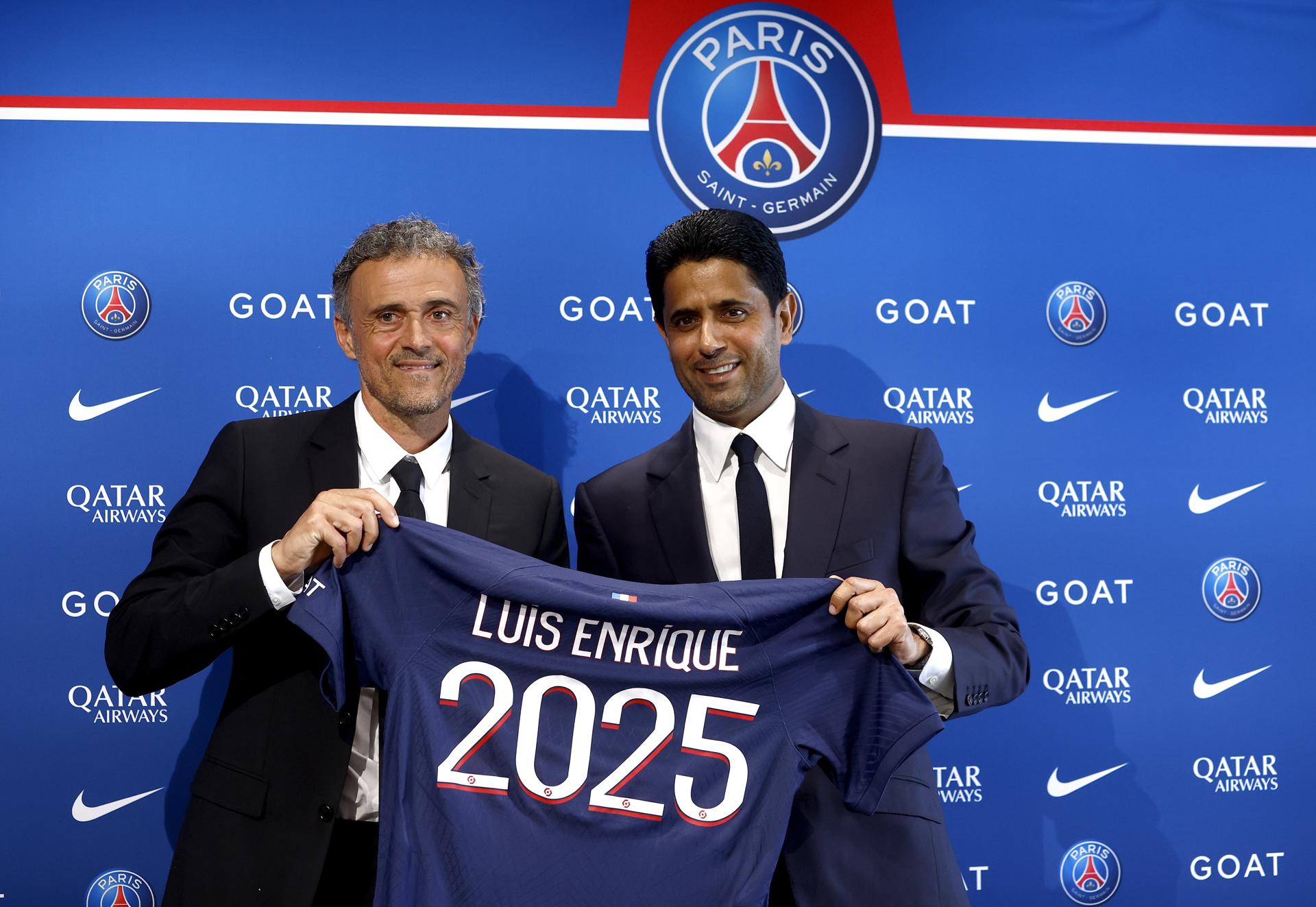 Luis Enrique, nuevo entrenador del PSG hasta 2025 Luis Enrique, nuevo entrenador del PSG hasta 2025