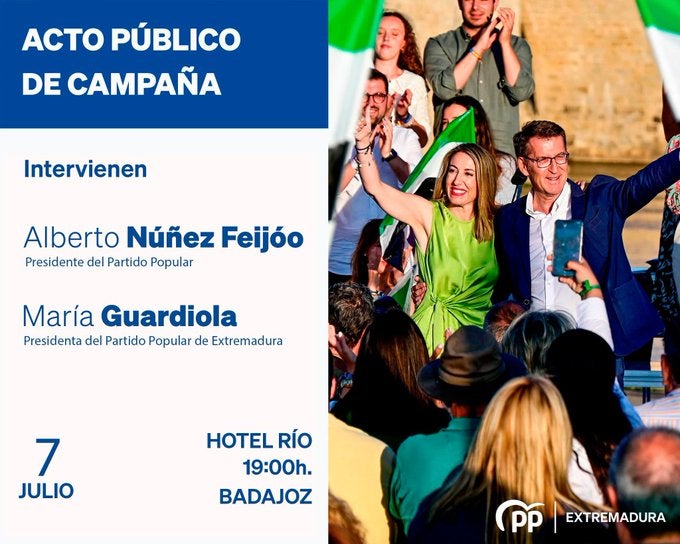 Guardiola aboga por apoyar a Feijóo el 23J para completar el cambio de ciclo político en el país Guardiola aboga por apoyar a Feijóo el 23J para completar el cambio de ciclo político en el país