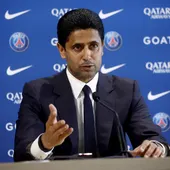 Nasser Al-Khelaïfi, dueño y CEO del Paris Saint-Germain. Nasser Al-Khelaïfi, dueño y CEO del Paris Saint-Germain.