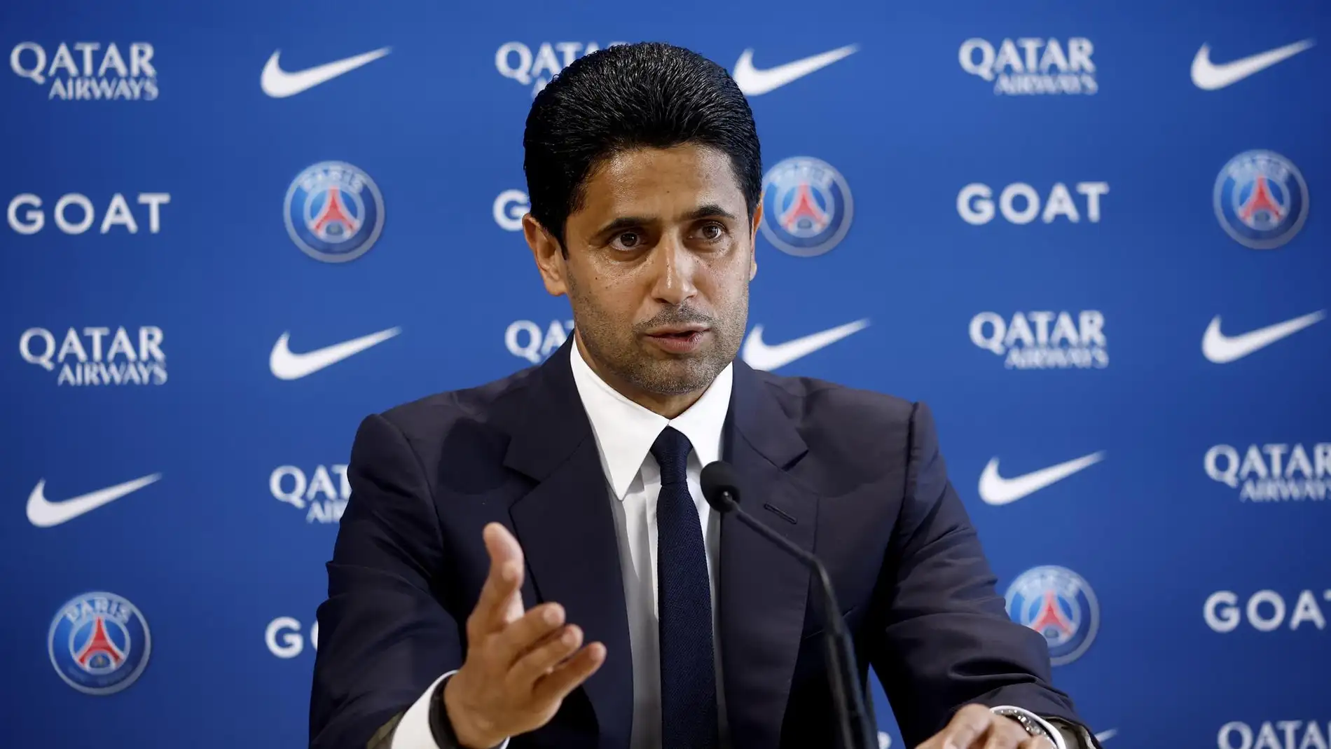 Nasser Al-Khelaïfi, dueño y CEO del Paris Saint-Germain.