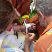 Bomberos Niña Rescate Piscina 