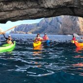 Excursión guiada en kayak en aguas de la isla de Ibiza