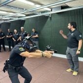 realidad virtual en práctica de tiro de la Policía local
