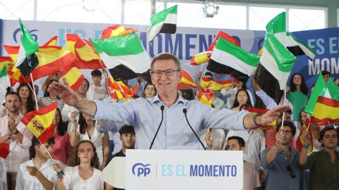 El candidato del PP, Alberto N&uacute;&ntilde;ez Feij&oacute;o.