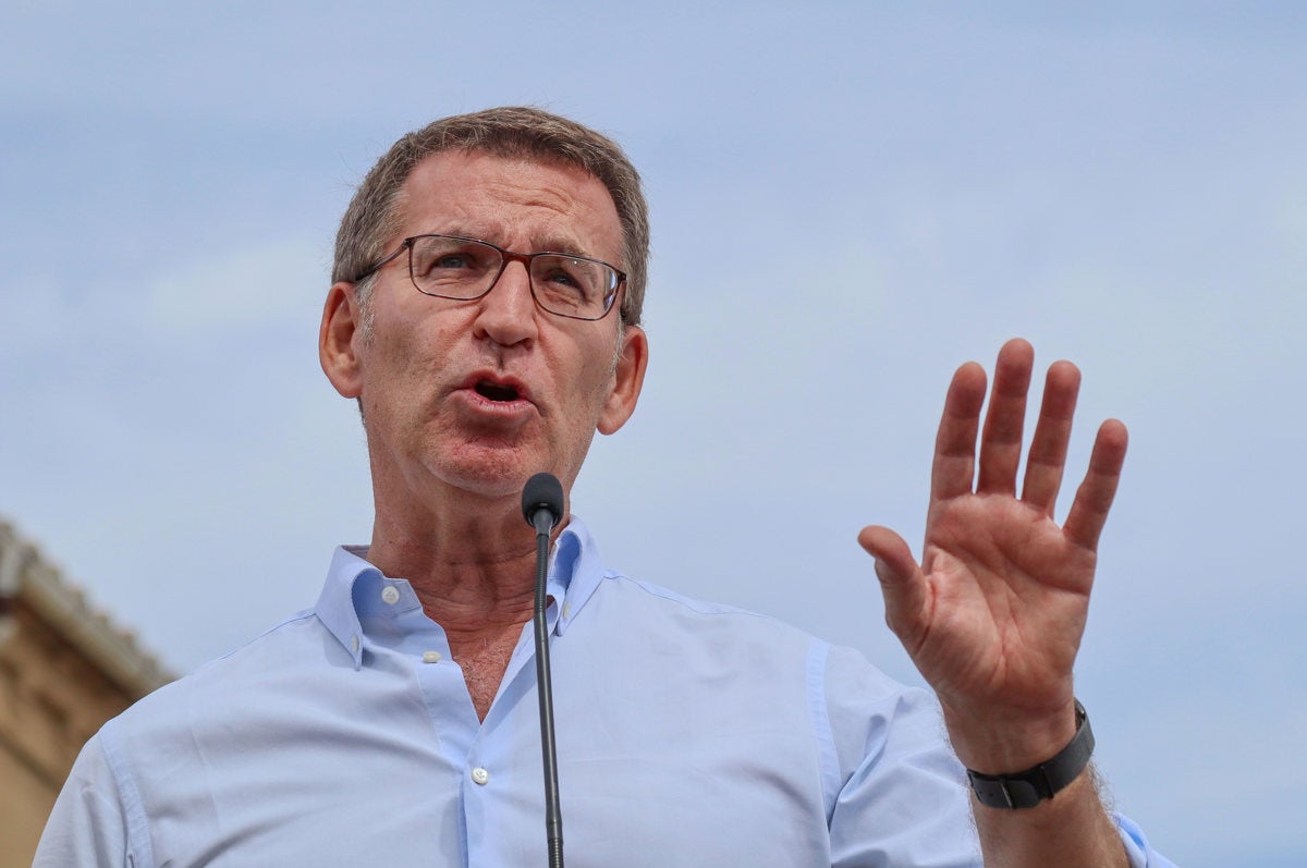 Feijóo llevará al 'cara a cara' el "hartazgo contra el 'sanchismo'" Feijóo llevará al 'cara a cara' el "hartazgo contra el 'sanchismo'"