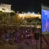 'Cine en la playa', una de las actividades de la programación cultural del verano de Benidorm. 'Cine en la playa', una de las actividades de la programación cultural del verano de Benidorm.
