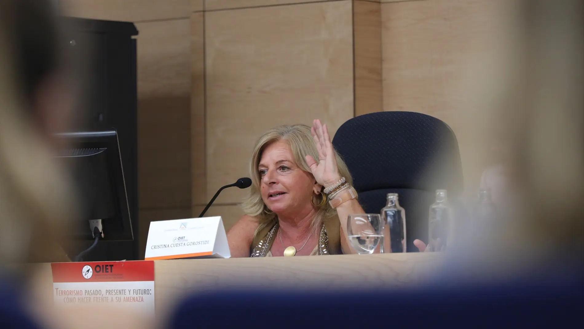 La presidenta de COVITE, Consuelo Ordóñez/ Europa Press