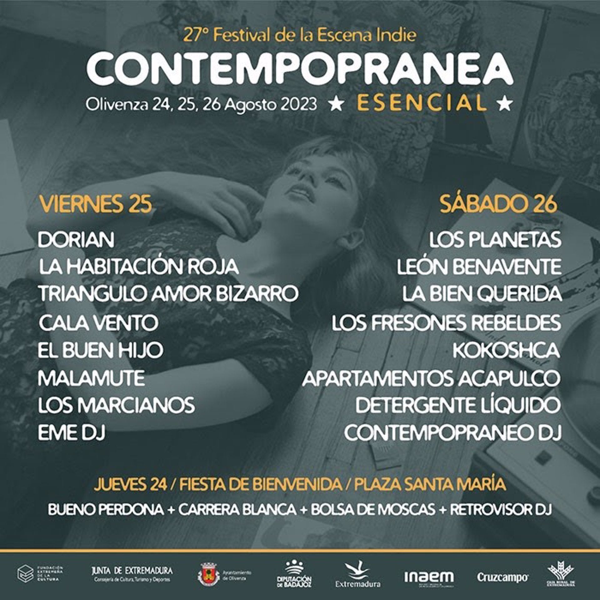 Olivenza epicentro de la escena nacional Indie del 24 al 26 de agosto Olivenza epicentro de la escena nacional Indie del 24 al 26 de agosto