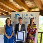 Galicia Calidade entrega o selo garantía á Adega de Petín Terriña 