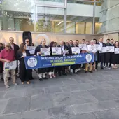 Concentración de protesta de los letrados del turno de oficio en los juzgados de Ciudad Real Concentración de protesta de los letrados del turno de oficio en los juzgados de Ciudad Real