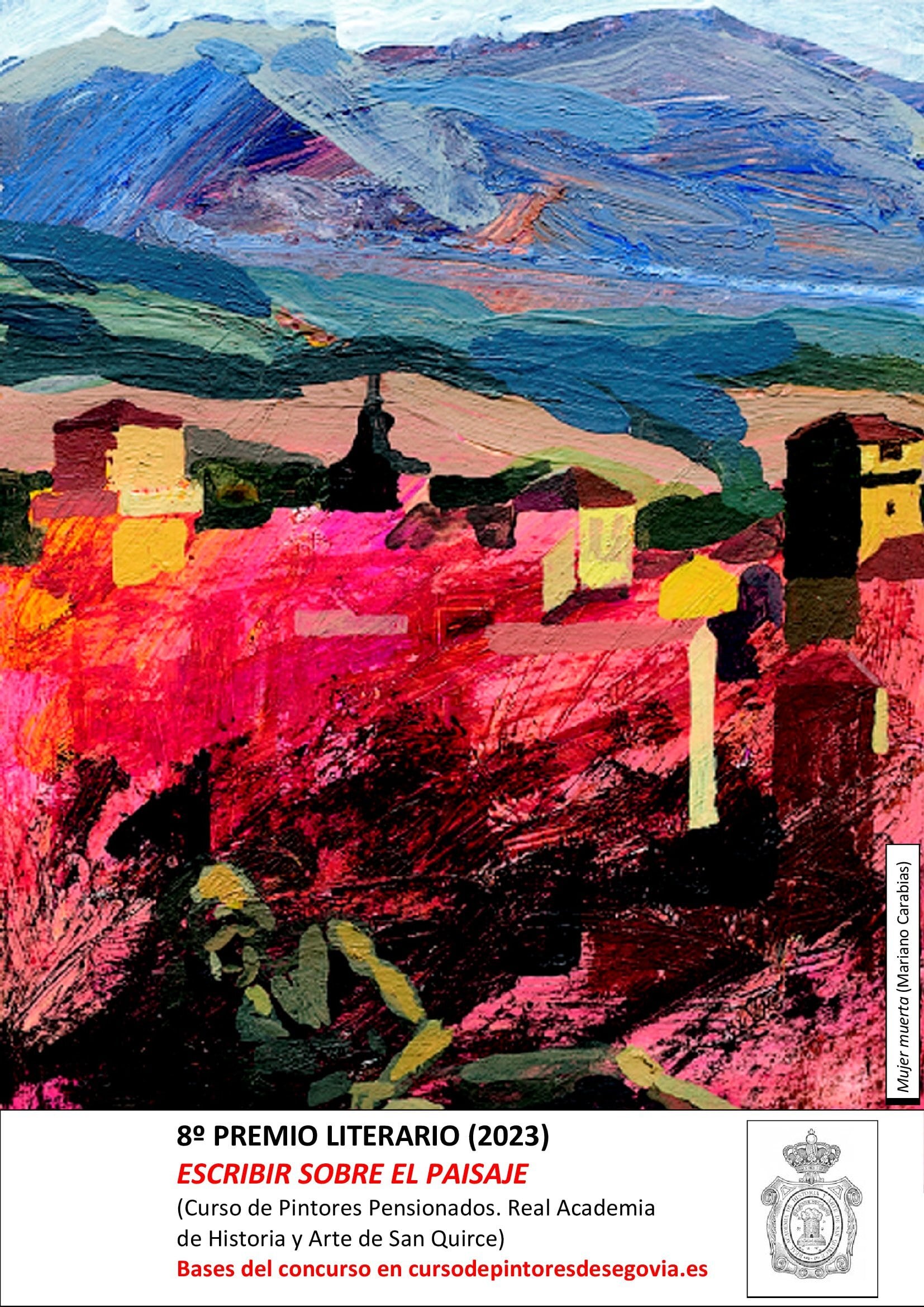 VIII Premio Escribir sobre el Paisaje del curso de Pintores pensionados de Segovia VIII Premio Escribir sobre el Paisaje del curso de Pintores pensionados de Segovia