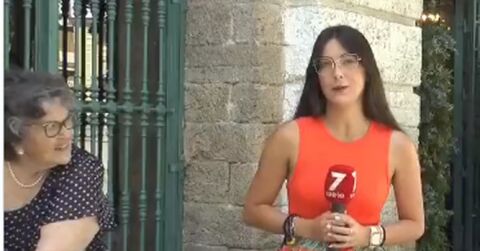 La reportera Beatriz Anillo