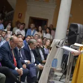 Blanca Fernández durante el acto celebrado en Ciudad Real Blanca Fernández durante el acto celebrado en Ciudad Real