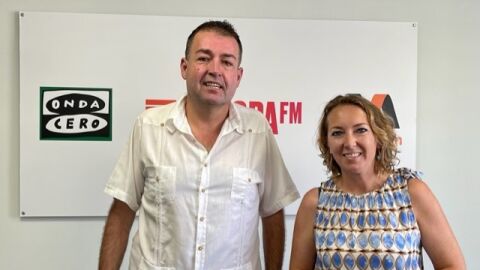 Toni Pons, CEO de Disset, junto a la periodista Elka Dimitrova