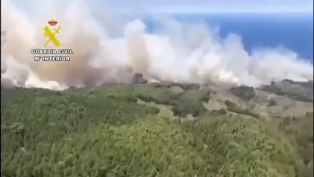 El incendio de Puntagorda arrasa m&aacute;s de 4.500 hect&aacute;reas en menos de 24 horas 