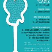 Cartel del festival Jazz Cádiz