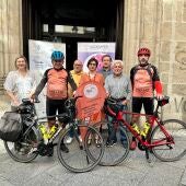 A iniciativa solidaria “Pedaleando por el Párkinson” chega a Ourense