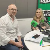 Juan Andrés Rejón con la alcladesa Marifrán Carazo en Más de uno Granada Juan Andrés Rejón con la alcladesa Marifrán Carazo en Más de uno Granada