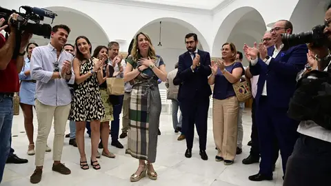 María Guardiola toma posesión como Presidenta de la Junta de Extremadura en la tarde de este lunes María Guardiola toma posesión como Presidenta de la Junta de Extremadura en la tarde de este lunes