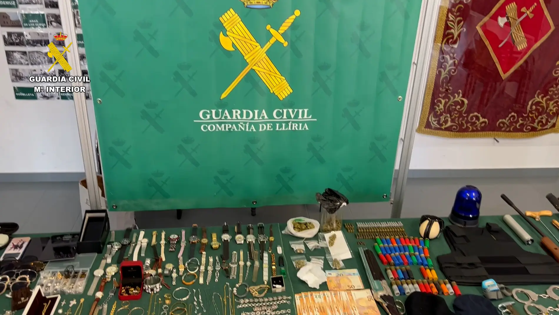 La Guardia Civil de Valencia desarticula una organización especializada en robo de viviendas