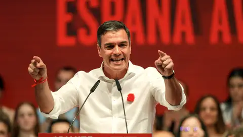 Pedro Sánchez en un acto de campaña del PSOE previo al 23J Pedro Sánchez en un acto de campaña del PSOE previo al 23J