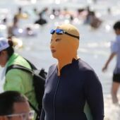 Los 'facekini' se popularizan en China ante el miedo a quemaduras solares