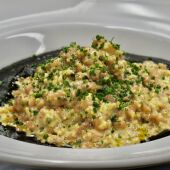Revuelto de chipirones con salsa negra, la receta de Robin Food
