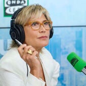 Julia Otero durante su entrevista a Pedro Sánchez en 'Julia en la Onda'