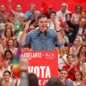 El candidato a la presidencia del Gobierno, Pedro Sánchez.