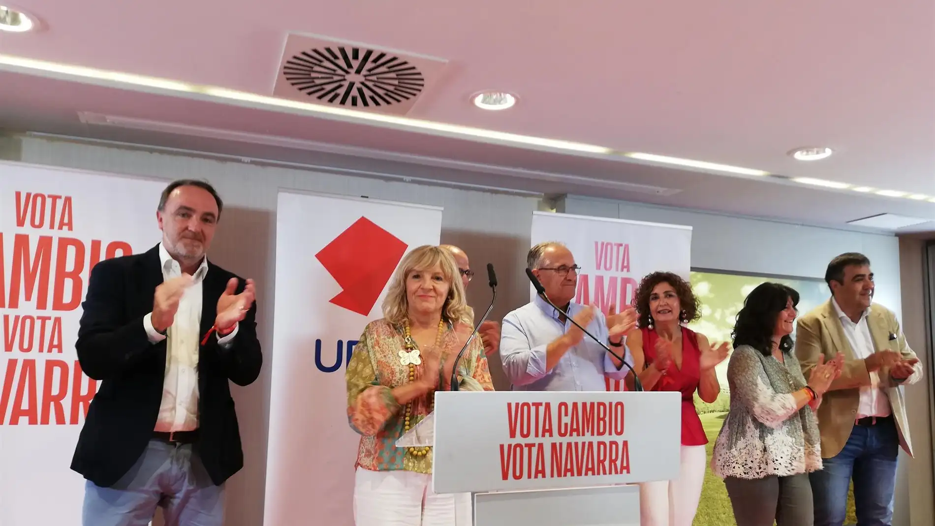 Javier Esparza: "Lo que han votado los navarros nos va a permitir defender Navarra y hacerlo sin ataduras"