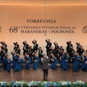 Un momento de la actuación del Coro Gaos de A Coruña en la última edición del certamen