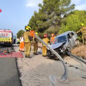 Siniestro mortal en la nacional 332 a su paso por Finestrat
