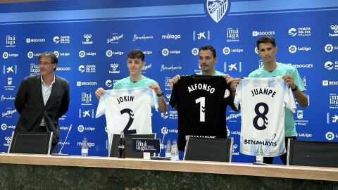 Presentaci&oacute;n de 3 nuevos fichajes del M&aacute;laga CF