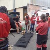 Miembros del dispositivo de rescate del espeleólogo francés fallecido en una cueva de Soba