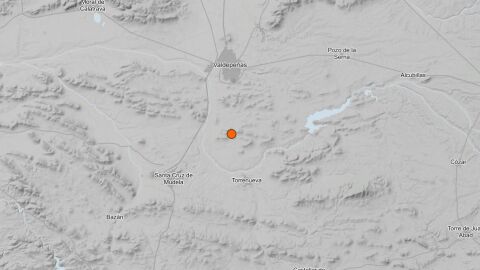 Localizaci&oacute;n del terremoto de 3,4 del 26 de julio de 2023