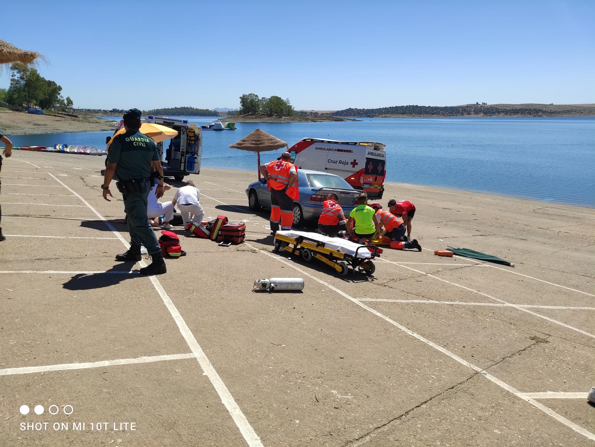 70 efectivos de emergencias participan este jueves en un simulacro de accidentes acuático y de tráfico en Orellana 70 efectivos de emergencias participan este jueves en un simulacro de accidentes acuático y de tráfico en Orellana