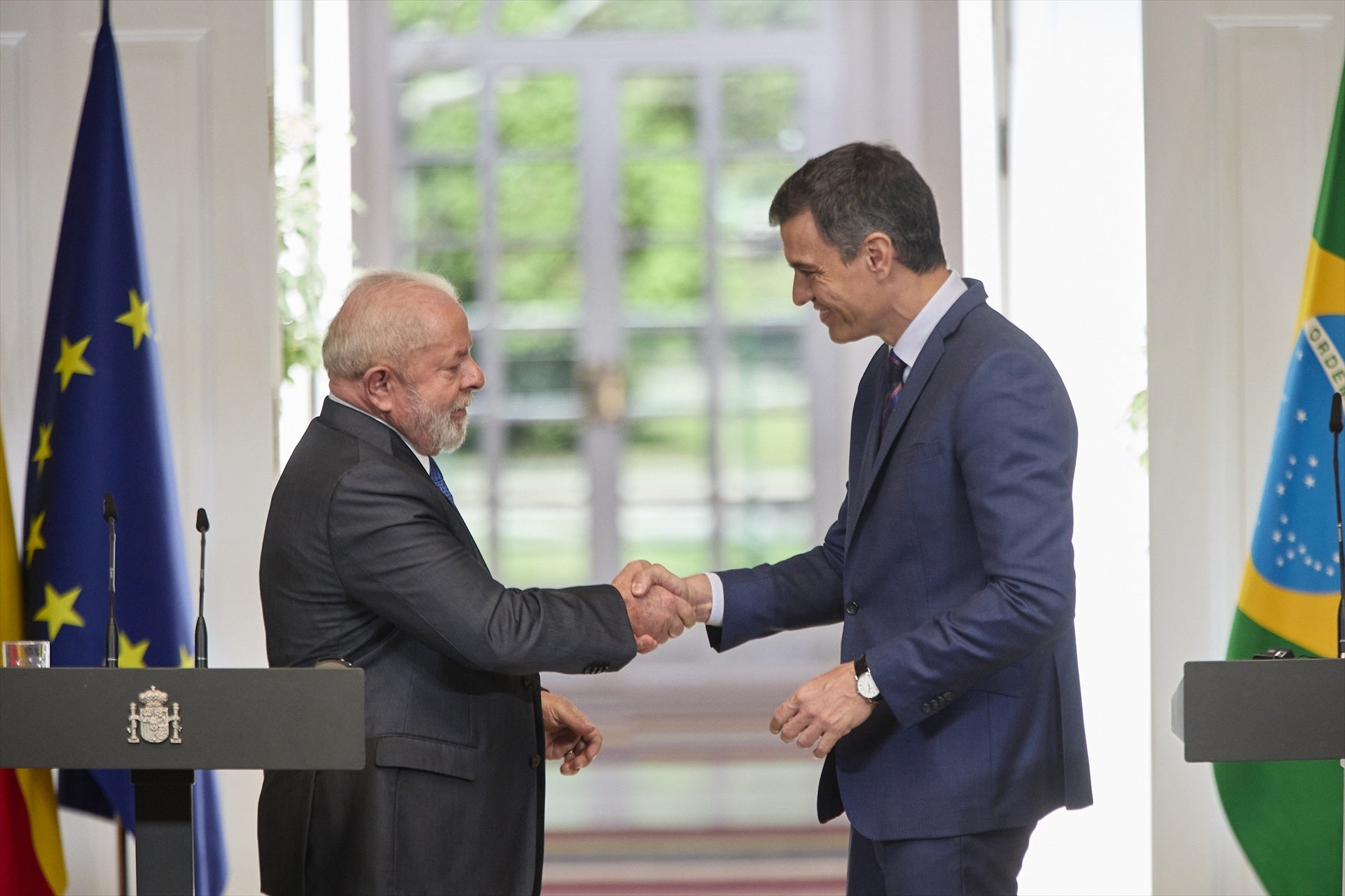 Pedro Sánchez y Lula mantienen una conversación telefónica tras los resultados del 23J Pedro Sánchez y Lula mantienen una conversación telefónica tras los resultados del 23J